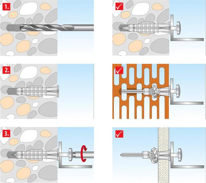 Immagine prodotto Tox Dispositivo anti-ribaltamento per mobili Kipp Stopp (8 pz.) (8 pz.)