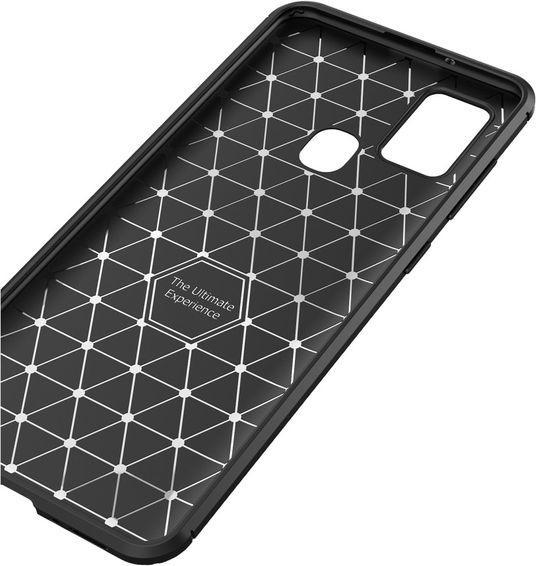 Actual product image MU Classic Carbon Fiber TPU Softcase Series (Samsung Galaxy A21s)