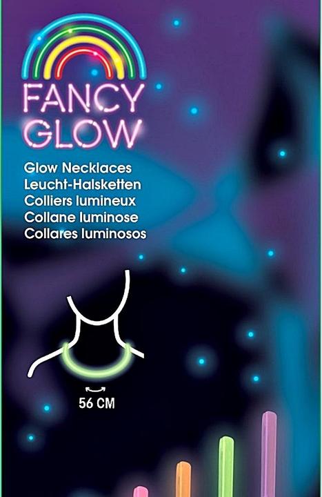 Immagine prodotto Magni 9902333 - Collane luminose a scatto, 10 pezzi, 56 cm, plastica, collana luminosa