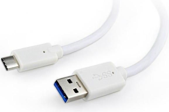Produktbild Gembird CCP-USB3-AMCM-W-0.5M USB Kabel 0,5 m USB A USB C Weiss (0.50 m, USB 3.0)