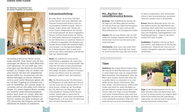 Produktbild Europa ohne Flieger (Low Carbon Europe) (Deutsch, Lonely Planet)