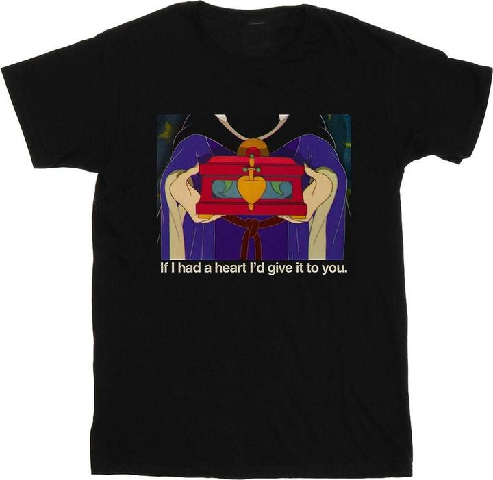 Actual product image Disney Womens/Ladies Sleeping Beauty If I Had A Heart Cotton Boyfriend T-Shirt (5XL)