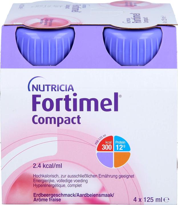 Produktbild Fortimel Compact 2.4 Erdbeere (Erdbeere, 4 x)