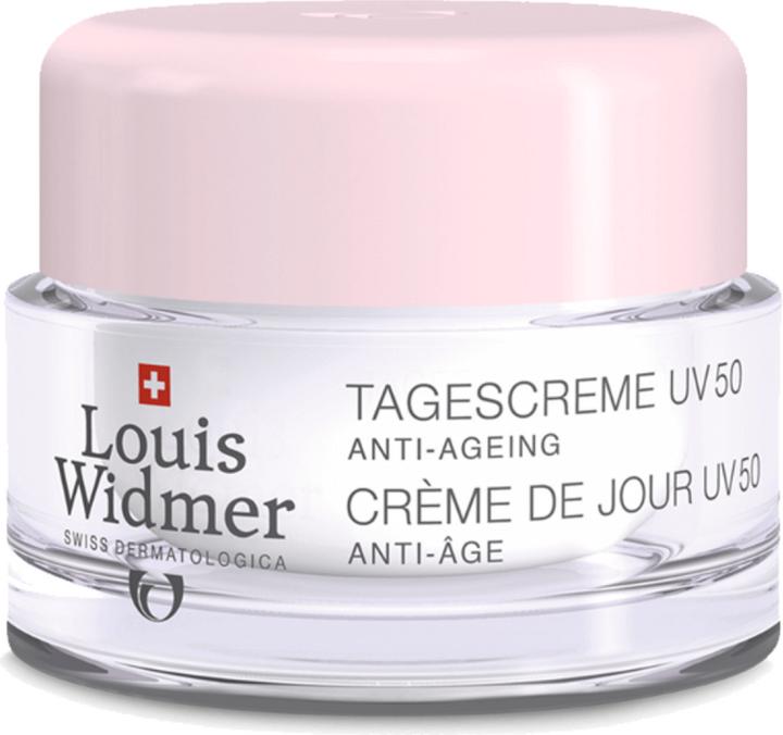 Actual product image Widmer Louis Nutriderm Tagescreme UV50 éclat rosé ohne Parfum 50 ml (50 ml, Day cream, SPF 50)