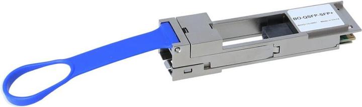 Actual product image BlueOptics Cisco CVR-QSFP28-SFP25G compatible 100 Gigabit QSFP28 to SFP28 converter