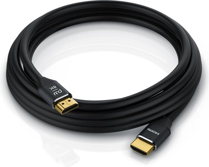 Actual product image Primewire HDMI Cable 2.1, 8K 60 Hz, Premium Ultra HD, High Speed 7680 x 4320 @ 120 Hz - 4k @ 240 Hz with DSC (4 m, HDMI)