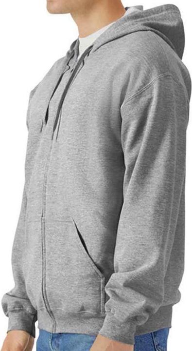Produktbild Gildan Hoodie mit durchgehendem Reissverschluss Weiche Haptik (XL)