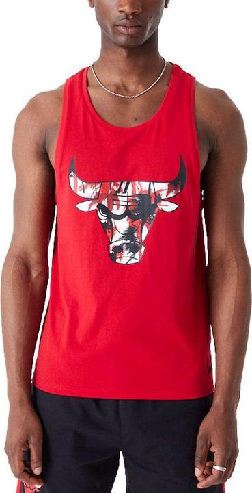 Actual product image New Era Tank Top - TREE INFILL Chicago Bulls rouge (L)