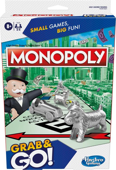 Produktbild Monopoly Board Travel Game Grab/Go