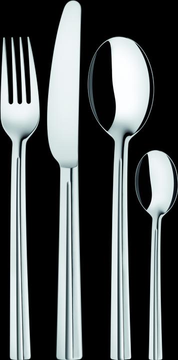 Immagine prodotto Silit Set di posate 6 persone Coperchio 24 pezzi Monoblocco in acciaio inox 18/10 lucido (6 Pezzo/i, Set di posate)