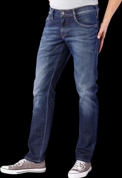 Actual product image Mustang Oregon Tapered crinkle dark rinse (W35/L34)