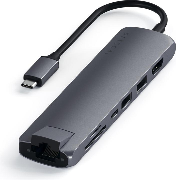 Actual product image Satechi USB-C Slim Multi-port (USB-C, 7 Ports)