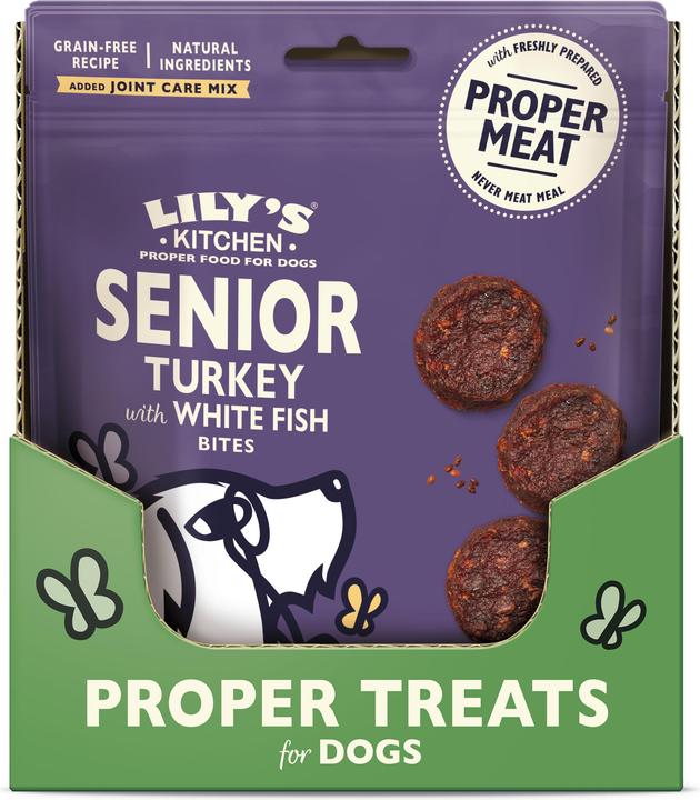 Actual product image Lily's Kitchen Snack Senior Turkey & Fish (Senior, 1 pcs., 75 g)