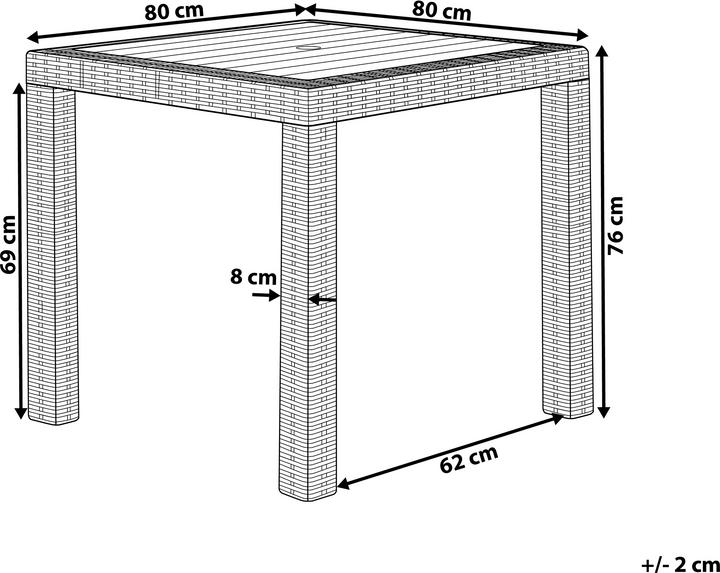 Image du produit Beliani Fossano (80 cm)