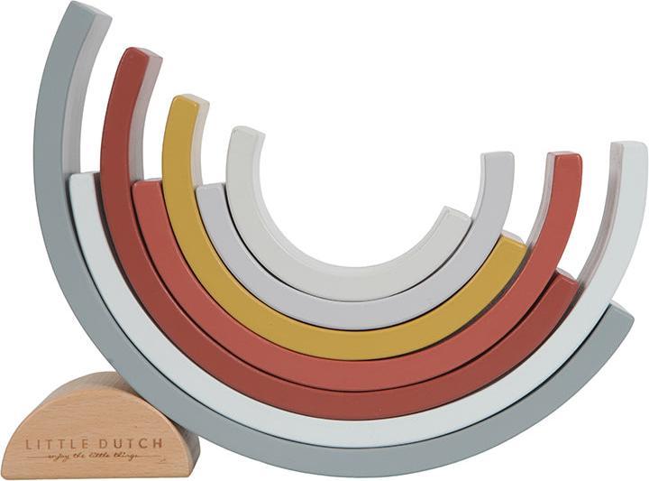 Actual product image Little Dutch Rainbow Stacking Game