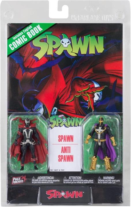 Actual product image McFarlane Spawn assoritment pack 2 figurines et comic book Spawn & Anti-Spawn (Spawn #1) 8 cm (6)