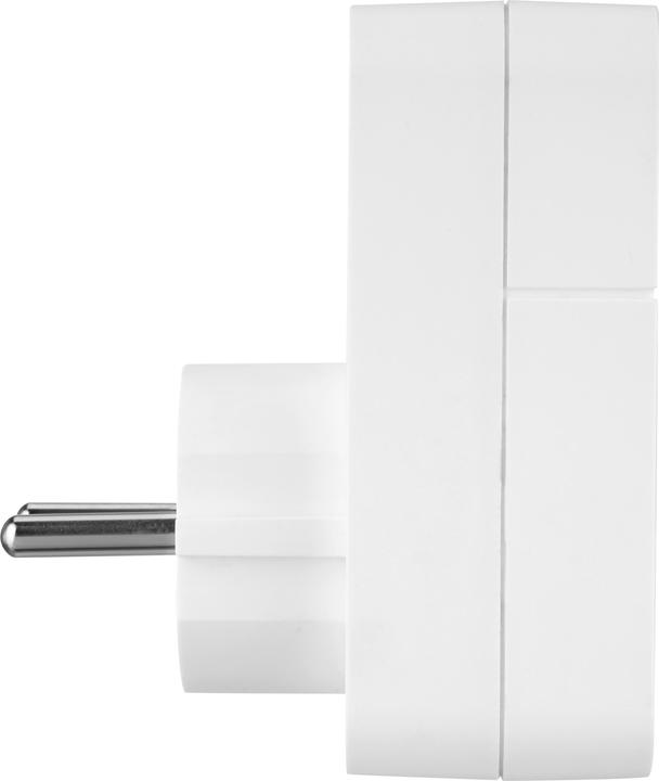Actual product image REV Steckdosenadapter Combini, weiss