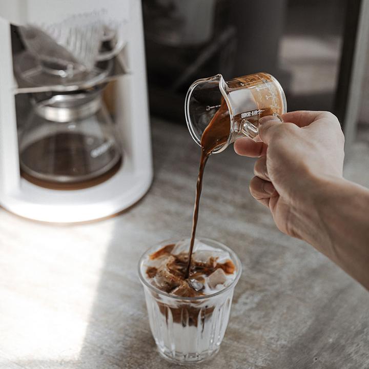 Actual product image MHW 3Bomber Espresso Messglas