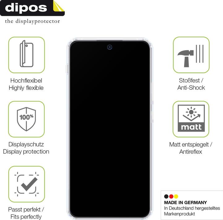 Immagine prodotto Dipos Full-Cover Pellicola Protettiva opaco (1 Pezzo/i, OnePlus Nord 4)
