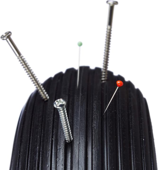 Actual product image Relaxdays Solid Rubber Wheelbarrow Wheel 4.80