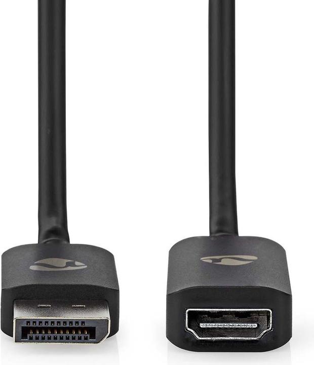 Produktbild Nedis Displayport-Adapter | DisplayPort Stecker | HDMI™ Ausgang | 8K@30Hz | Vernickelt | Gerade | 0. (0.20 m, DisplayPort)