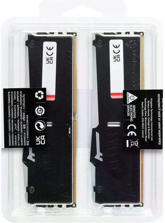 Immagine prodotto Kingston 64GB DDR5 6400MT/S CL32 DIMM (2 x 32GB, 6400 MHz, RAM DDR5, DIMM)