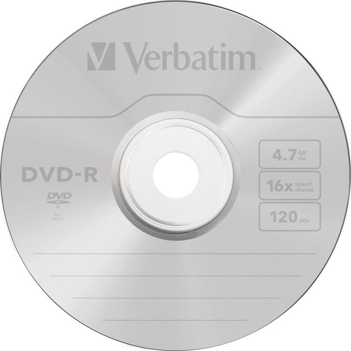 Image du produit Verbatim DVD-R Slim 4.7Gb (1 x)