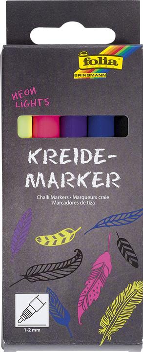 Produktbild Folia Neon Lights (Violett, Pink, Blau, Gelb, Schwarz, 2 mm, 5 x)
