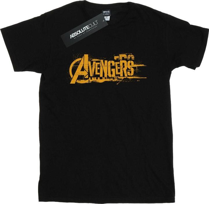 Avengers Infinity War Orange Logo TShirt