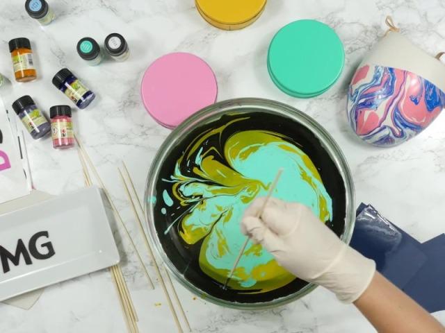 Actual product image Marabu Easy Marble (Multicoloured, 90 ml)