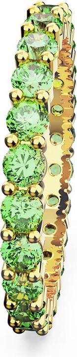 Produktbild Swarovski Matrix Ring Rundschliff Grün Gold (52)