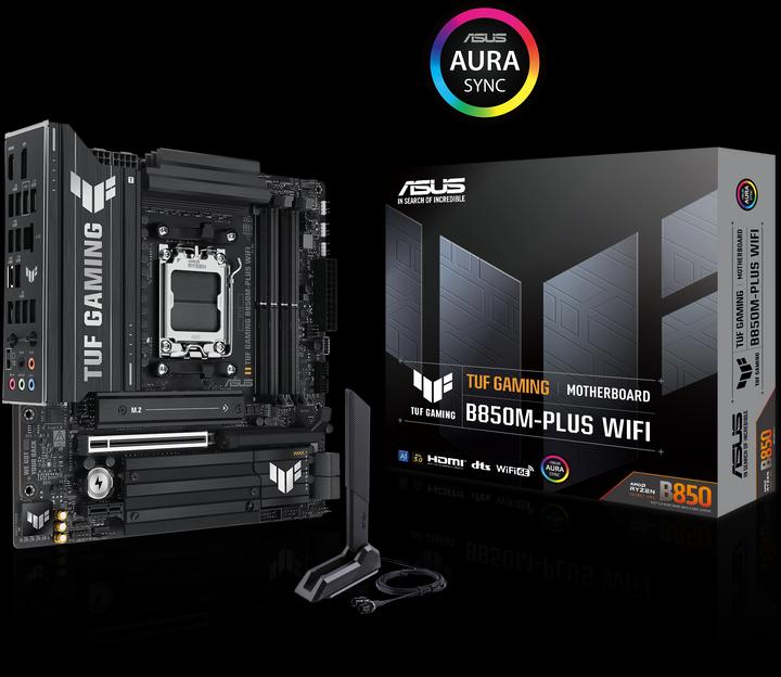 Immagine prodotto ASUS TUF Gaming B850M-Plus Wifi (AM5, AMD B850, mATX)