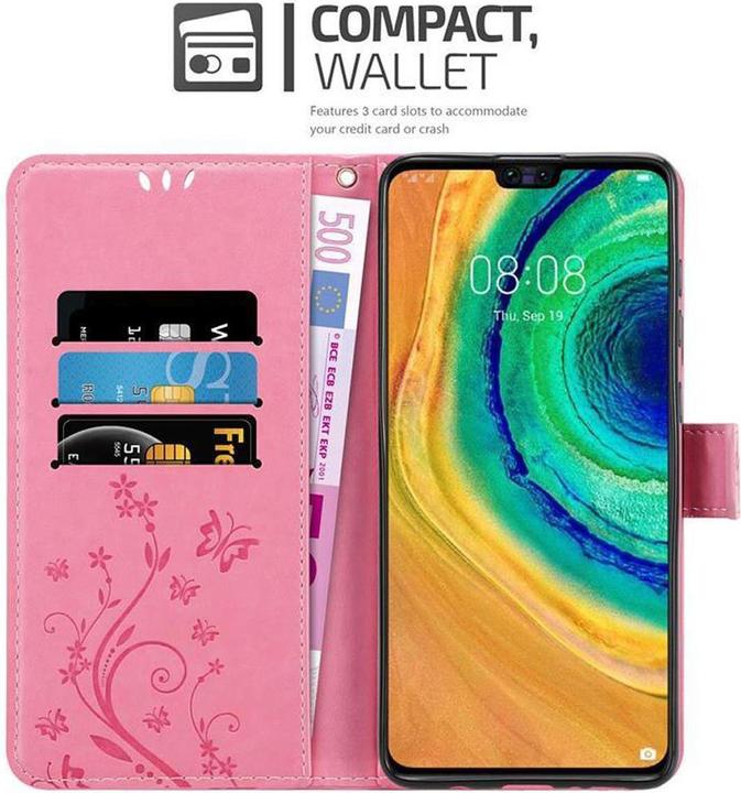 Productafbeelding Cadorabo Bloemen Boekomslag (Huawei Mate 30)