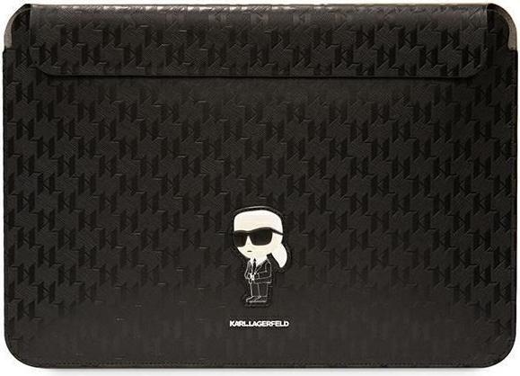 Image du produit Karl Lagerfeld Manchon KLCS14SAKHPKK 14" czarny/black Saffiano Monogram Ikonik (14")