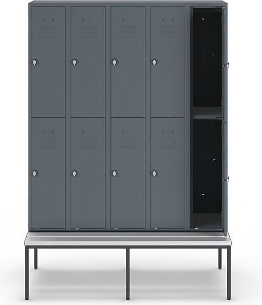 Image du produit Wolf Vestiaire mi-hauteur avec piètement banc (150 cm, 214 cm)