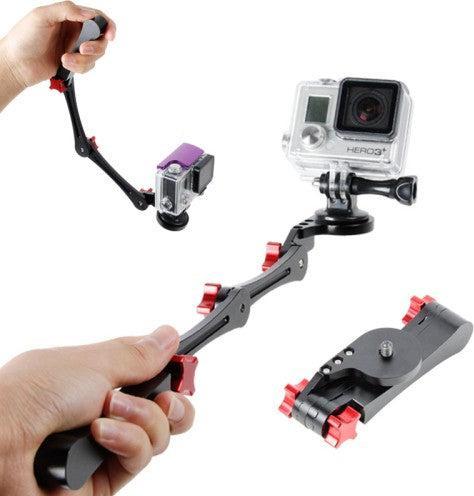 Image du produit Hermex Connexion de trépied pour selfie HERO 5 / 4 / 3+ / 3 / 2 / 1 Monopode Tige télescopique (1, 3, 4, GoPro Hero 5)