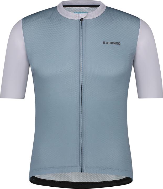 Actual product image Shimano Men Aria SS Jersey transparent blue (L)
