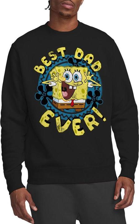 Produktbild Spongebob Squarepants Best Dad Ever Sweatshirt Vatertag (M)