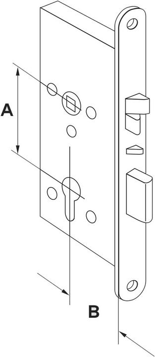 Actual product image Dormakaba Self-locking ANTIPANIK locks SVP 5000