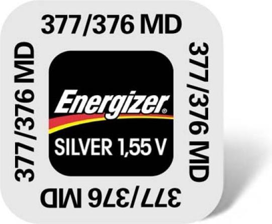 Image du produit Energizer Oxyde d'argent 377/376 (1 pcs, SR66, 24 mAh)