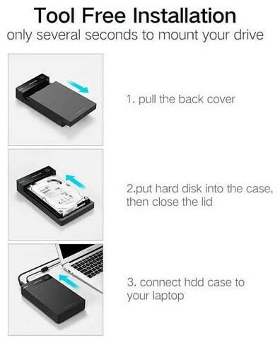 Actual product image Ugreen HDD Hard disk drive (3.5")