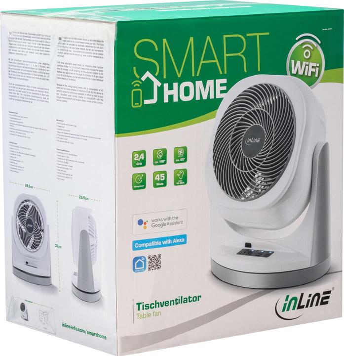 Produktbild InLine SmartHome Ventilator rotierend (57 dB)