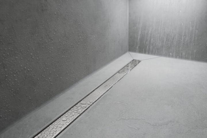Productafbeelding hansgrohe RainDrain Match afgewerkte set douchegoot 1000 met in hoogte verstelbaar frame (geborsteld (1000 mm)