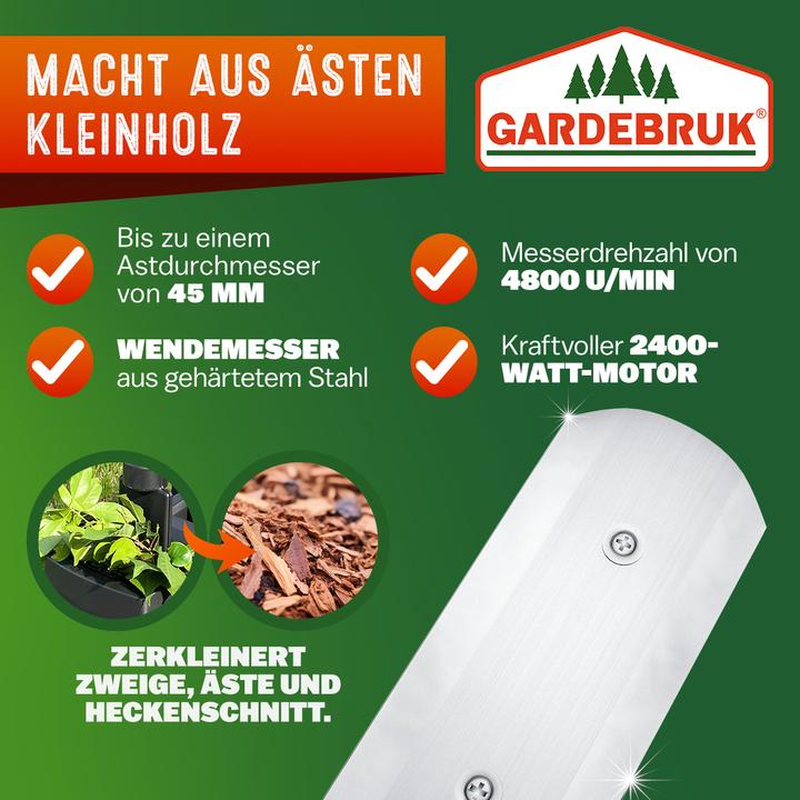 Produktbild Gardebruk Messerhäcksler