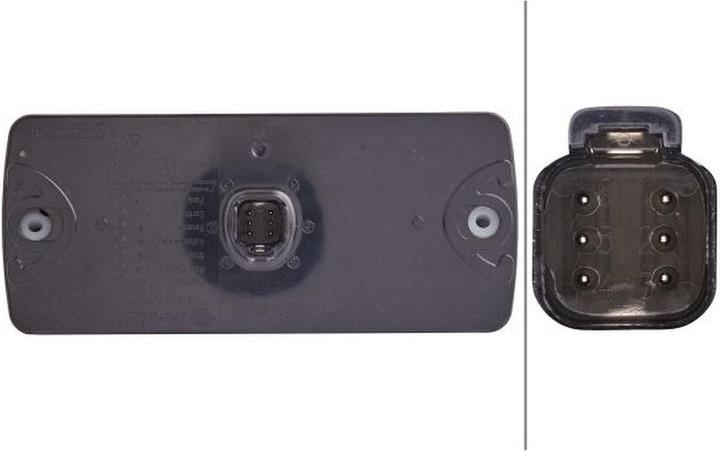 Image du produit Hella Feu arrière à LED en applique avec contrôle de panne des clignotants 12/24V