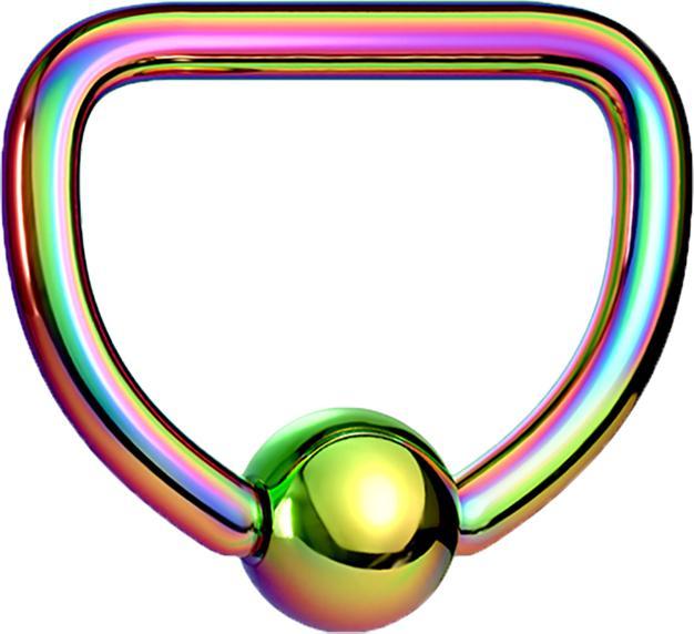 Immagine prodotto Star Piercing Anello di chiusura a microsfera colorato D (Acciaio chirurgico 316L, senza ottone)