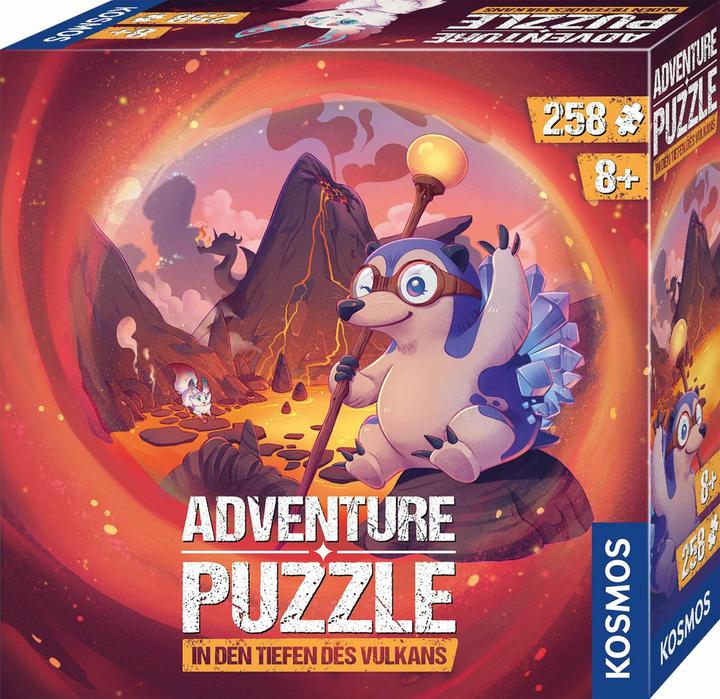 Productafbeelding Kosmos Adventure Puzzle: In den Tiefen des Vulkans (258 onderdelen)