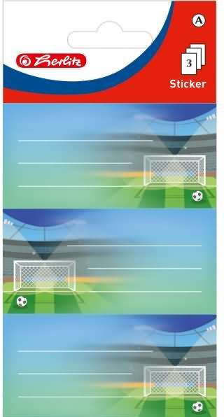 Immagine prodotto Herlitz Etichette per libri Fuáball, 76 x 35 mm