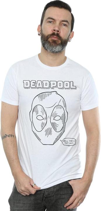 Image du produit - T-shirt DEADPOOL THIS IS JUST LAZY - Homme (3XL)