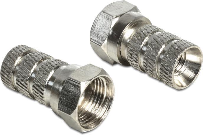 Image du produit Delock F Connecteur- pour câble de 5 mm de diamètre (Câble d'antenne)